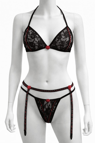 Damen sexy schwarz spitze - damen,