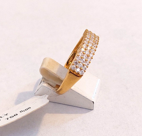 Damen ring band gelbgold - damen,