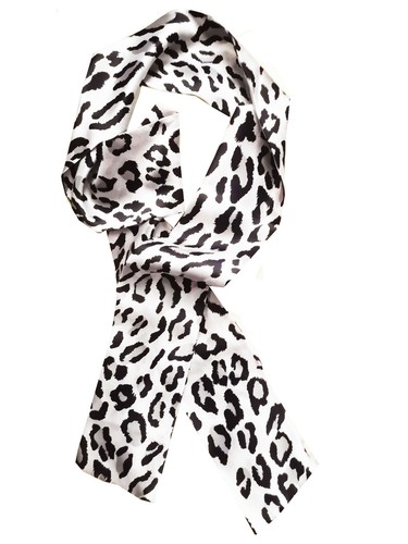 Leopard tier satin krawatte - tier,