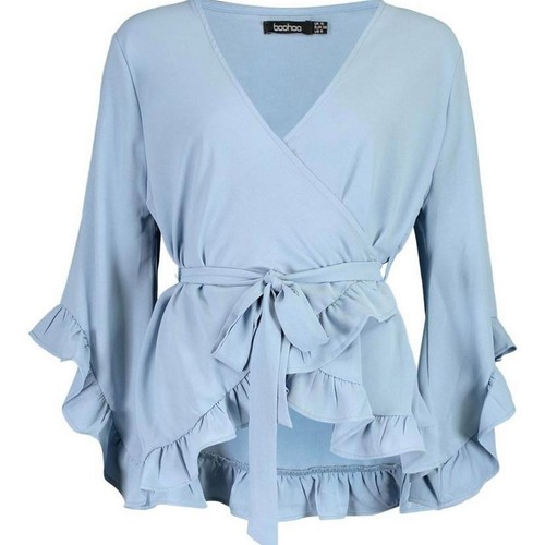 Bluse blau ärmel größe - bluse,