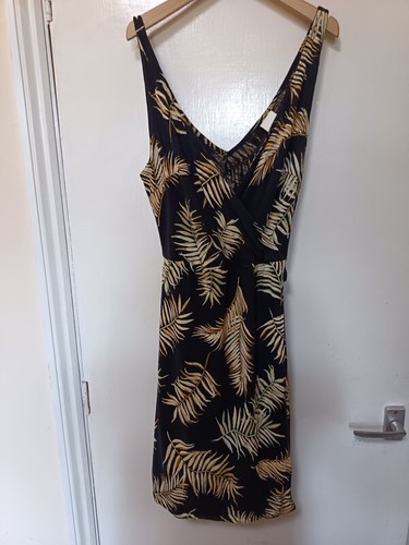 Damenkleid schwarz mit - h&m,