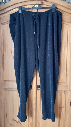 Yours schwarze glitzernde hose - glitzernde,