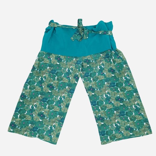 Toastgrüne geblümte hose - toastgrüne,